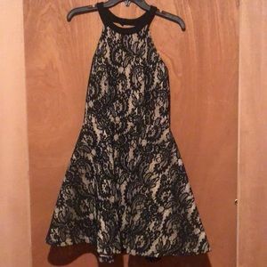 Semi-Formal/Homecoming Black Lace Dress